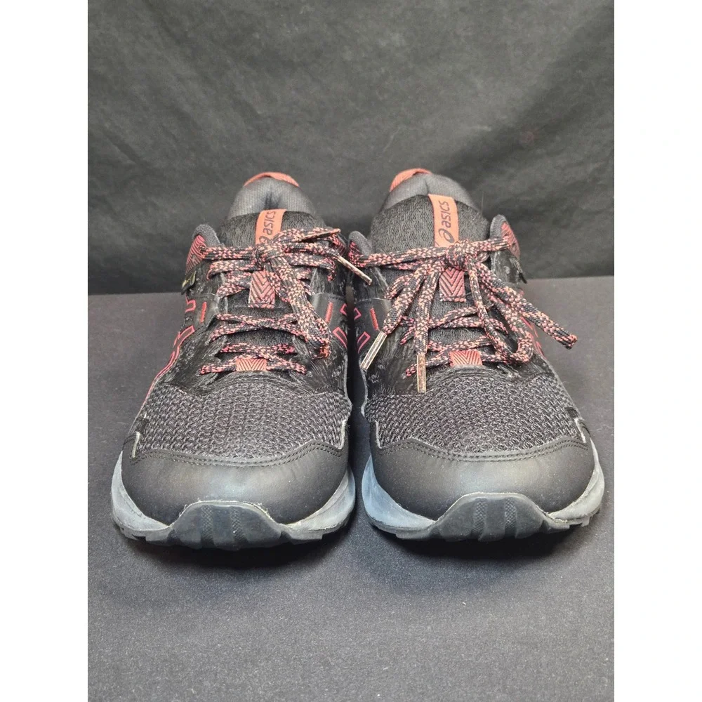 Asics Gel-Sonoma 6 GTX Mens Trail Running‎ Shoes Black Red Gore-Tex 1012A567 9.5
